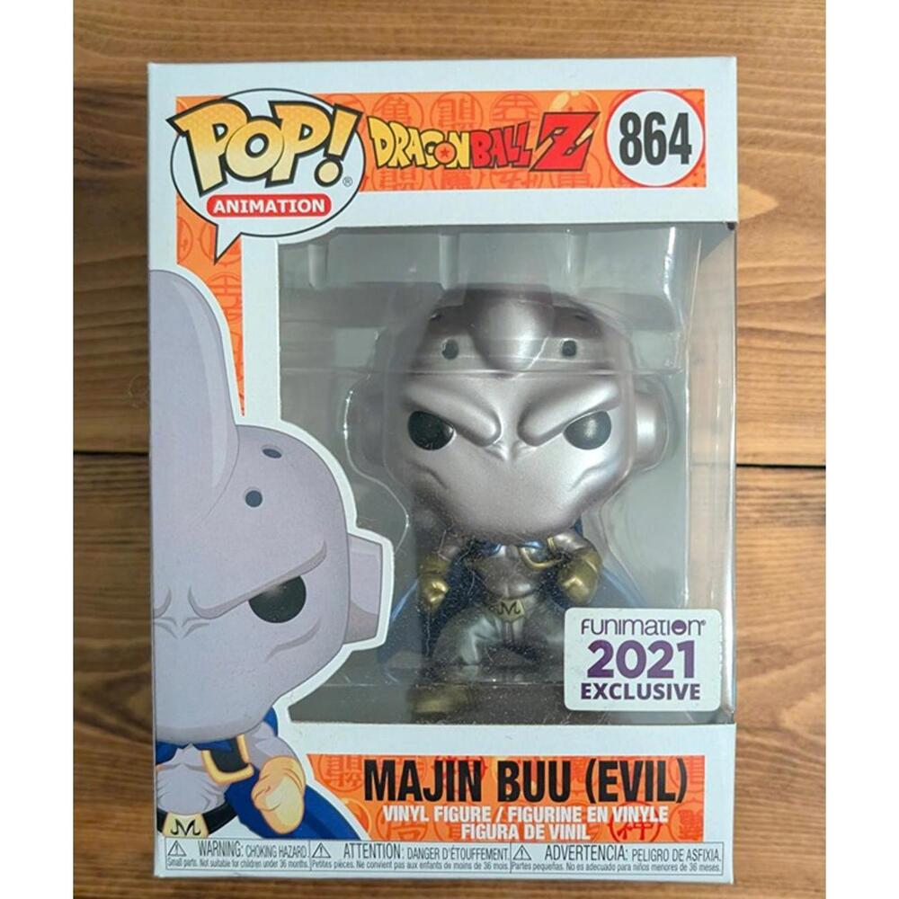 Metallic Evil Majin Buu Funimation Exclusive Funko Pop # 864